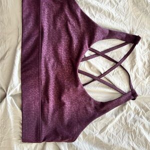 ZYIA Plum Strappy Sports Bra